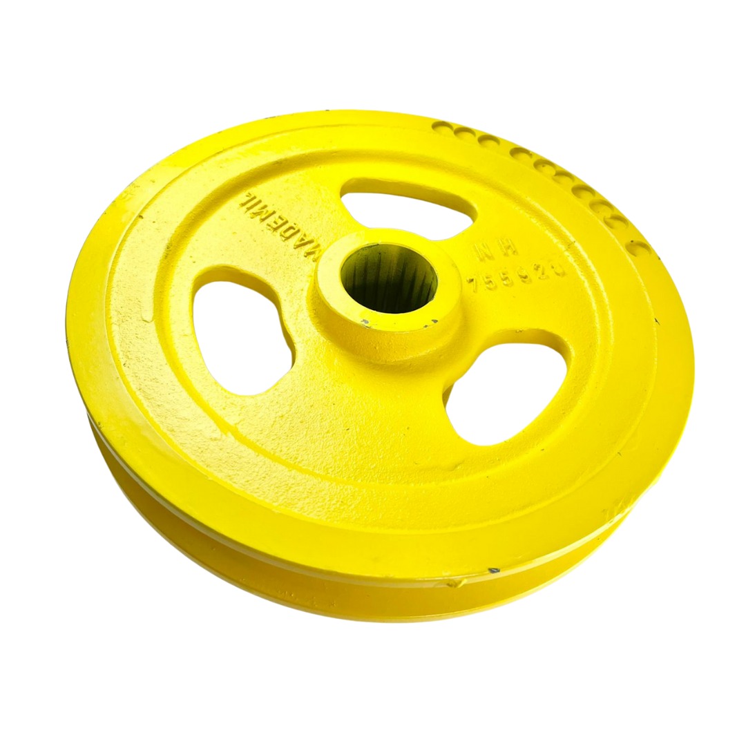 Z4250 - POLIA DE FERRO PARA COLHEITADEIRA 222 HC 1 FURO ESTRIADO 755928 NEW HOLLAND